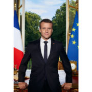 officieel portret van Emmanuel Macron