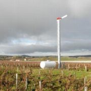 toren met warmte tegen vorst wijnbouw