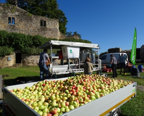 Mobiele fruitpers Morvan, ©PNR Morvan